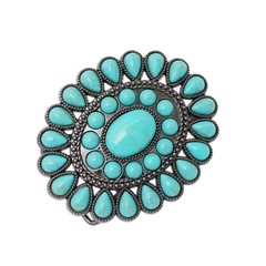 Western Relief Pattern Ethnic Belt Buckle Teenager Rock Vintage Belt Buckle