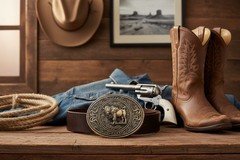 New Men Antique Gold Metal Buffalo Bull Belt Buckle Cowboy Western Fashion Rodeo