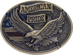 Belt Buckles for men women – Western Cowboy Belt Buckle American Flag and Eagle