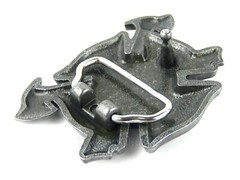 Firefighter Men&rsquo;s Belt Buckle Antique Silver Tone Fits 1.5&Prime; Belts Maltese Cross