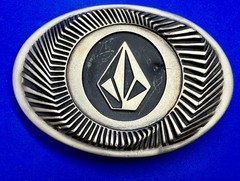 VOLCOM Apparel Company Diamond Logo 90&rsquo;s Metal Cast Original Promo Belt Buckle