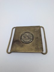 Vintage NRA National Rifle Association Military Style Brass Belt Buckle RFL8