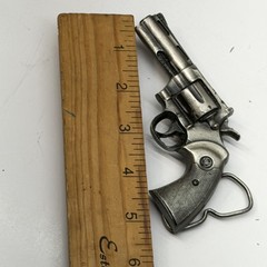 Vintage 1978 Bergamot Brass Works Revolver Pistol Gun Belt Buckle L-156 USA Mens