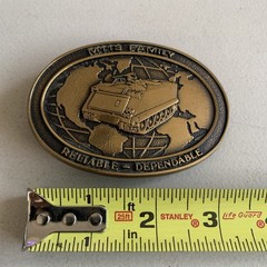 Jack Nadel Inc.M113 Family Belt Buckle Global Military Army Americana Brass