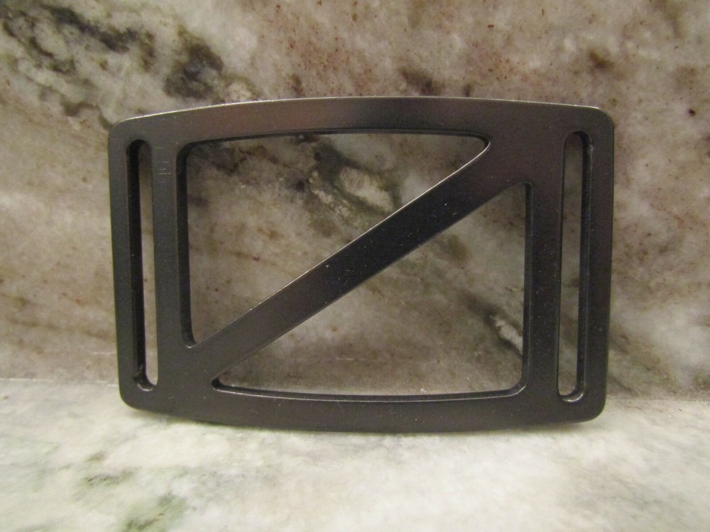 GRIP6 BELT BUCKLE – SLOPE – GUNMETAL – INTERCHANGEABLE for WOMEN and MEN