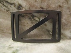 GRIP6 BELT BUCKLE – SLOPE – GUNMETAL – INTERCHANGEABLE for WOMEN and MEN