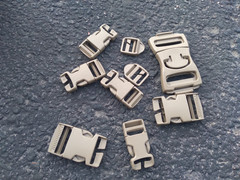 Belt Buckle Lot Brown Plastic Tactical Buckles