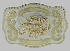 Scorpion Belt Buckles Vintage Men Gold Silver Metal Zodiac Western Cowboy Rodeo