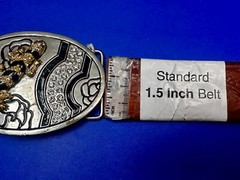 Gecko Lizard Salamander Multi Colored Jeweled Unique Animal Theme Belt Buckle