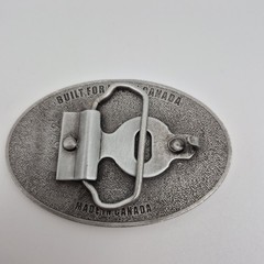 Vintage Belt Buckle BUILT FORD TOUGH Canada and Keychain