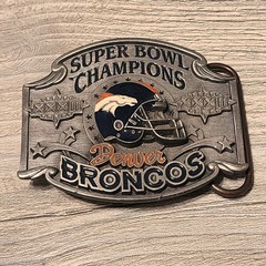 Choice – Vintage Belt Buckle – Ducks, Coors, Broncos, NRA, Remington, Eagle