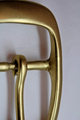 Solid Cast Brass Belt Buckle Tongue Pin STAMPED Fits 1.5&Prime; Belt