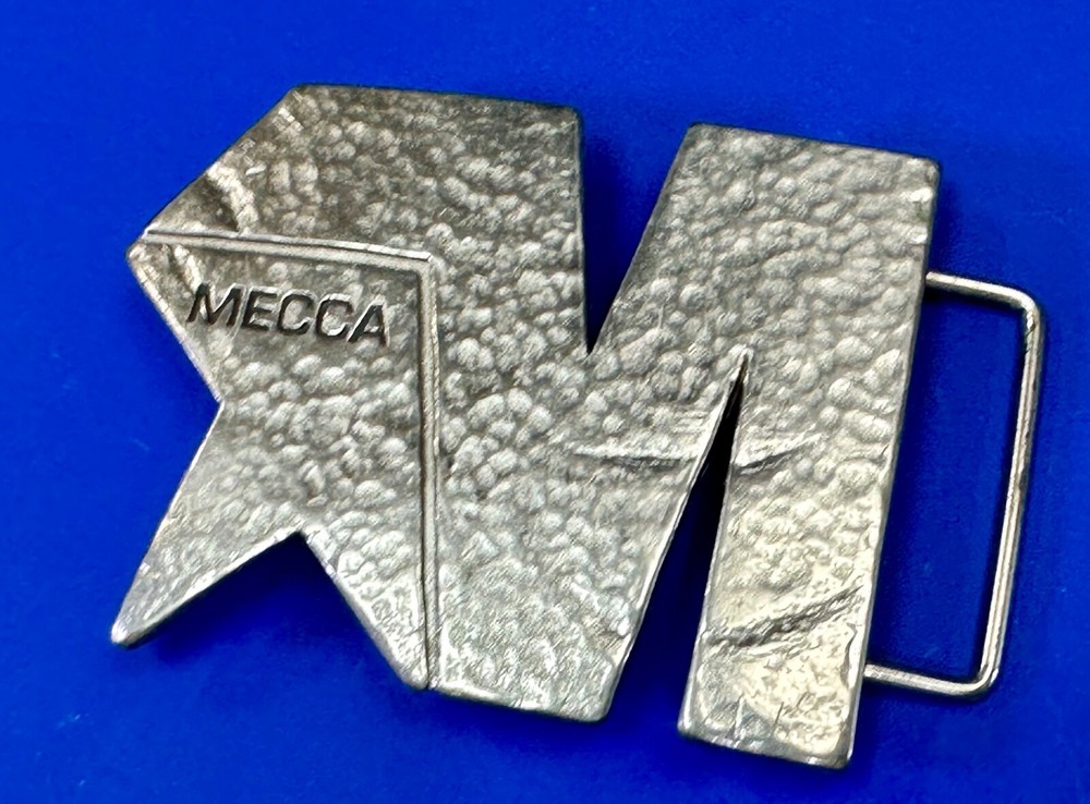 Mecca Vintage Clothing Line Textured Silver Color Belt Buckle