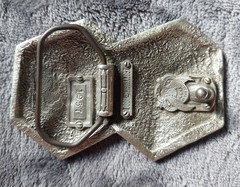 Lot Of 7 Belt Buckles The Who, Skull, Cadillac, Jamaica, Dice