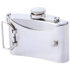 Metal Flasks Belt Buckles Mudflaps Sexy Naked Girls Truckers 2 Oz Flask