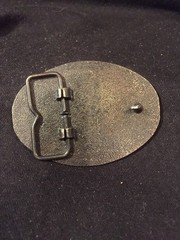 Cast Bronze Remington Park Centennial Belt Buckle 3.5&Prime;X2.5&Prime;