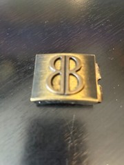 Vintage Collectible Art Deco Slider Metal Belt Buckle