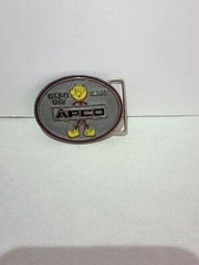Reddy Kilowatt Belt Buckle – Vintage 1966 Oval Buckle – APCO