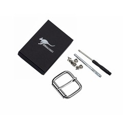 1.5&Prime;(38mm-40mm) Belt Buckle Brass Stainless Steel Heavy Duty Silver Roller