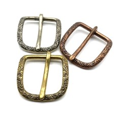 27mm/36mm Tang Grass Buckle for Tooling Carved Leather Belts