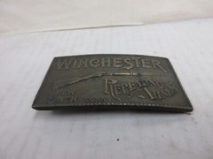 Winchester Rifles New Haven CT 4 x 2.25 inch Metal Belt Buckle Men&rsquo;s Accessory