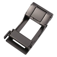 Teensery Men&rsquo;s Ratchet Belt Buckle 36mm Automatic 1.4 inch, Matt Gun Black 2