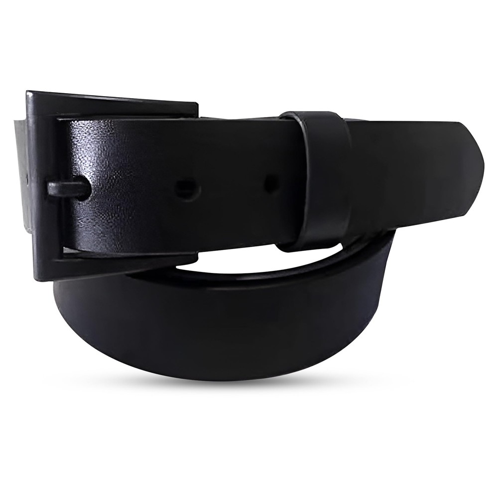 Beep Free 1 3/8&Prime; Genuine Italian Leather, Vegetable Tanned Belt 30-32, Black
