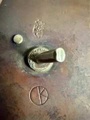 Artisan Vintage 1970s Hippie Belt Buckle Copper Flying Bird