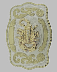 Scorpion Belt Buckles Vintage Men Gold Silver Metal Zodiac Western Cowboy Rodeo