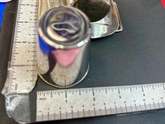 Shot Glass Cup and Holder Reflective Silver Color Perfect Bar Gag Belt Buckle