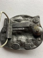 1987 BUDWEISER THE KING OF BEERS BELT BUCKLE – HEAVY 