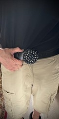 “Perpetual Motion” Belt Buckle 3 1/8” Round Industrial OOAK Darren McNeese