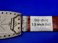 Jeweled Peace Sign Studded Rhinestone Silver Tone Belt Buckle W/ Hole Border