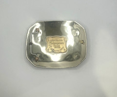Western Trophy Belt Buckle American Flag