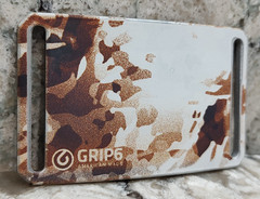GRIP6 BELT BUCKLE – BROWN / LIGHT CAMO / CAMOUFLAGE – 1.5 INCH WIDE with defect