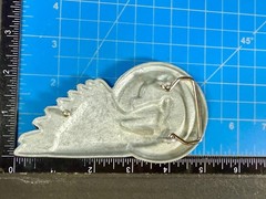 Eagle Skull Motorcycle Wheel Chopper Biker&rsquo;s Rider&rsquo;s Figural Cutout Belt Buckle