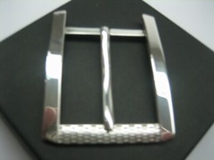 STERLING SILVER 925 BUCKLE AVAILABLE FOR 1&Prime; 1-1/8&Prime; 1-1/4&Prime; 1-3/8&Prime; 1-1/2&Prime; BELTS