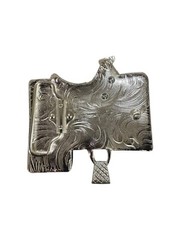 Horse Saddle Western Style Cowboy Buckle Hebilla Vaquera Montura Caballo