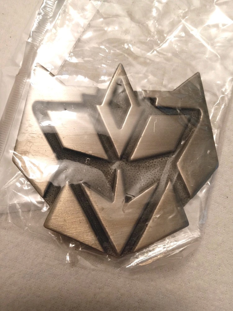 Metal Belt Buckle Transformers Insignia Logo