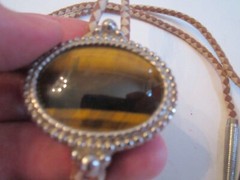 TIGER&rsquo;S EYE GEMSTONE POLISHED BOLO TIE – TUB SCCC