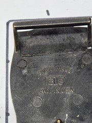 VINTAGE Steam Train Locomotive vintage SOLID BRASS belt buckle 1978 BTS