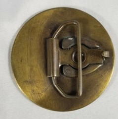 Bald Eagle Flying Into The Sunset Belt Buckle, Stars, Made In The U.S.A, Used