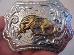 VINTAGE HORSE THEME BELT BUCKLE – GW-17