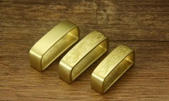 1PCS Solid Brass Carved Pattern Belt Spacer 40mm #92494