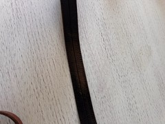 Calvin Klein Black Genuine Leather Silver Buckle Belt Size Large unisex