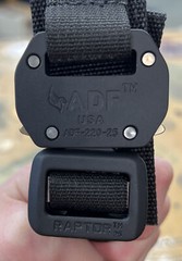 ADF USA Raptor Tactical Military Police Aluminium Quick Release 1.5” Belt Buckle