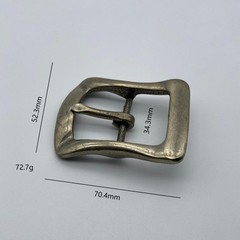 Antique Copper Buckle for Men&rsquo;s Leather Belt Crafting Vintage Finish