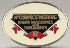 McCormick Deering Farm Machines Pewter Belt Buckle- Made by Spec Cast – ZJD593