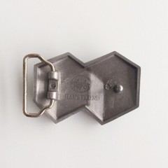 Black Enamel Dices Casino Gamble Vintage Belt Buckle Gurtelschnalle