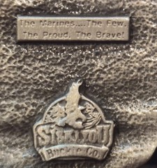 Vintage 1987 USMC Marine Corps Belt Buckle by Siskiyou made in USA